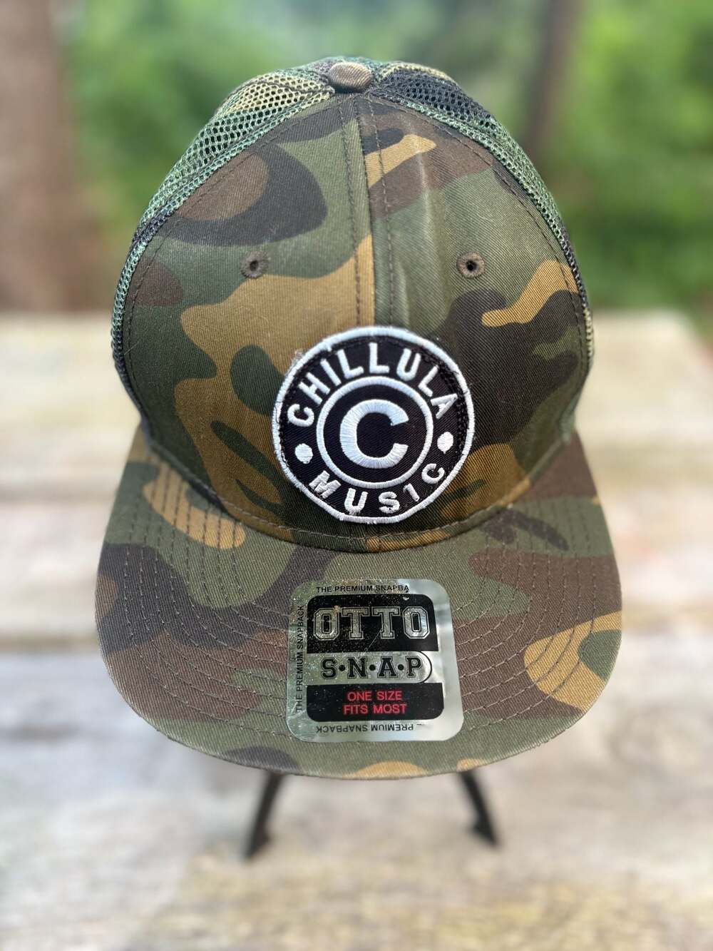 Chillula Music Camo Mesh Snapback Hat